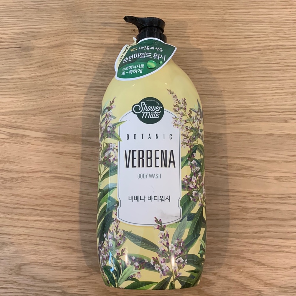 New Shower Mate Botanic Verbena Body Wash